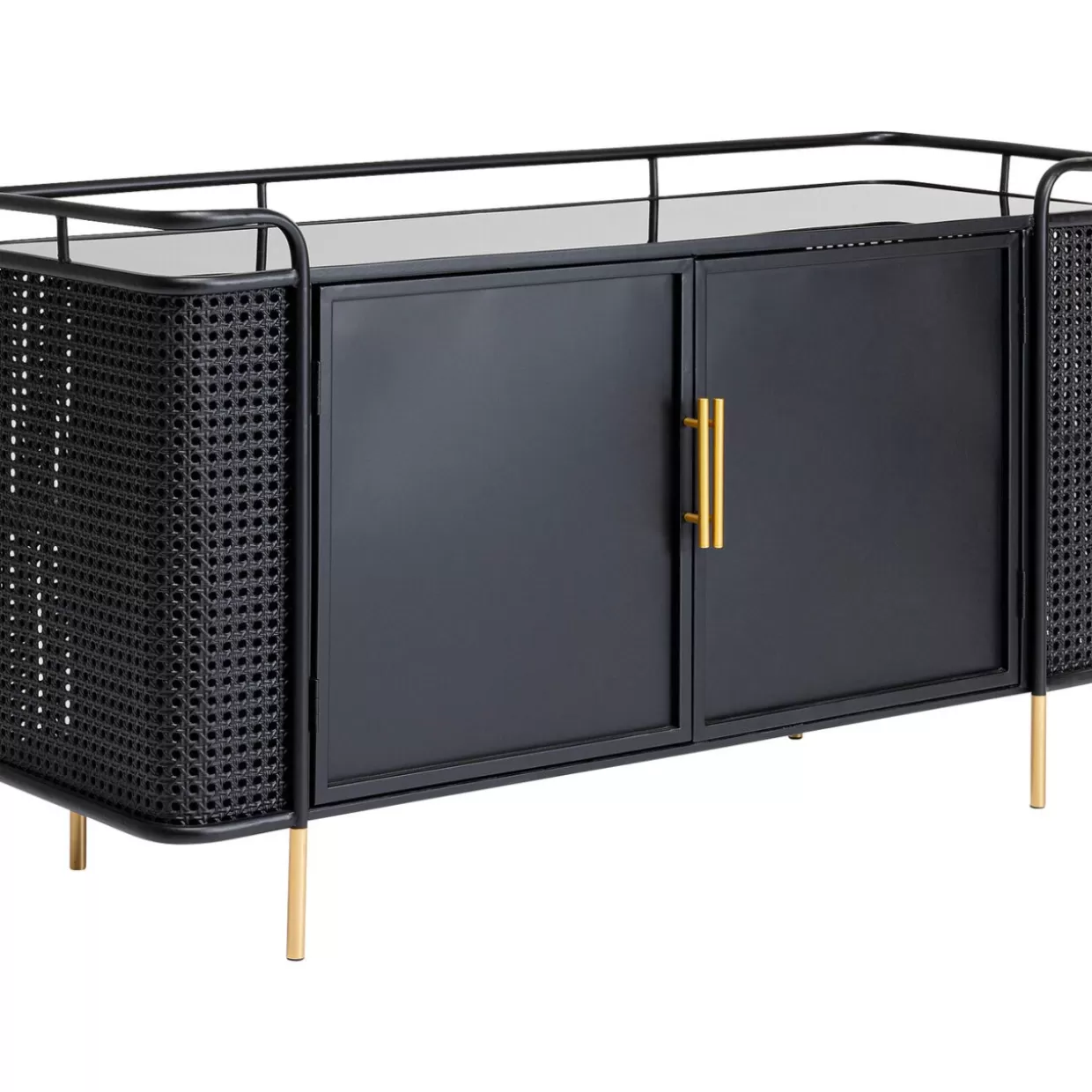 Credenza Moderna KARE Design con Struttura Fence Elegante - Comò 120x70 cm per Soggiorno Funzionale