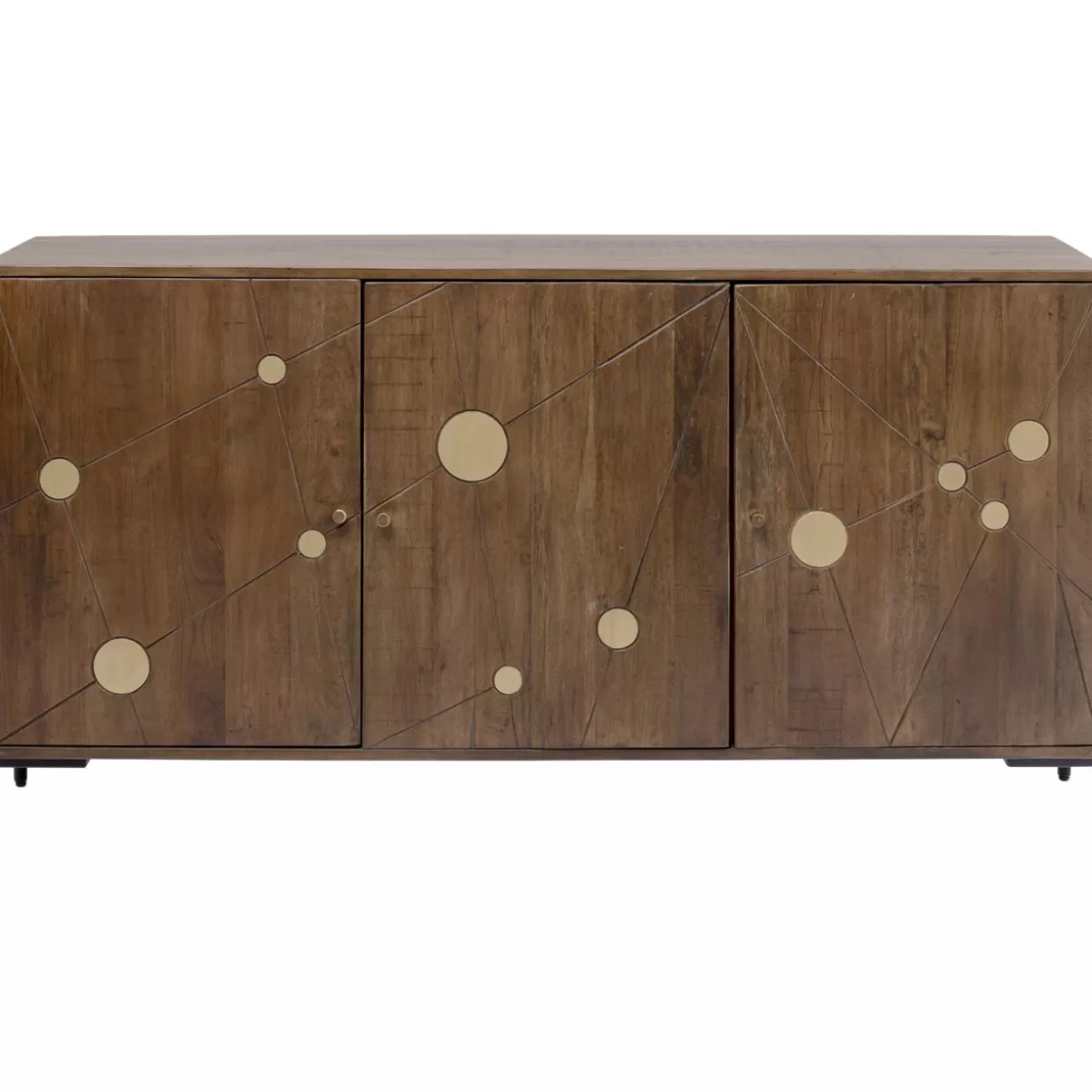 Credenza Galaxy Elegante per Soggiorno, Mobile Multifunzionale KARE Design 160x85 cm con Finiture Moderne e Ampio Storage