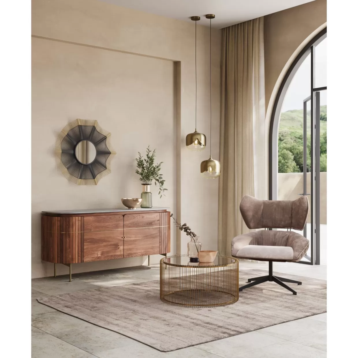 KARE Design Credenze Moderne | Comò Elegante Grace, 160x78 cm con Design Accattivante