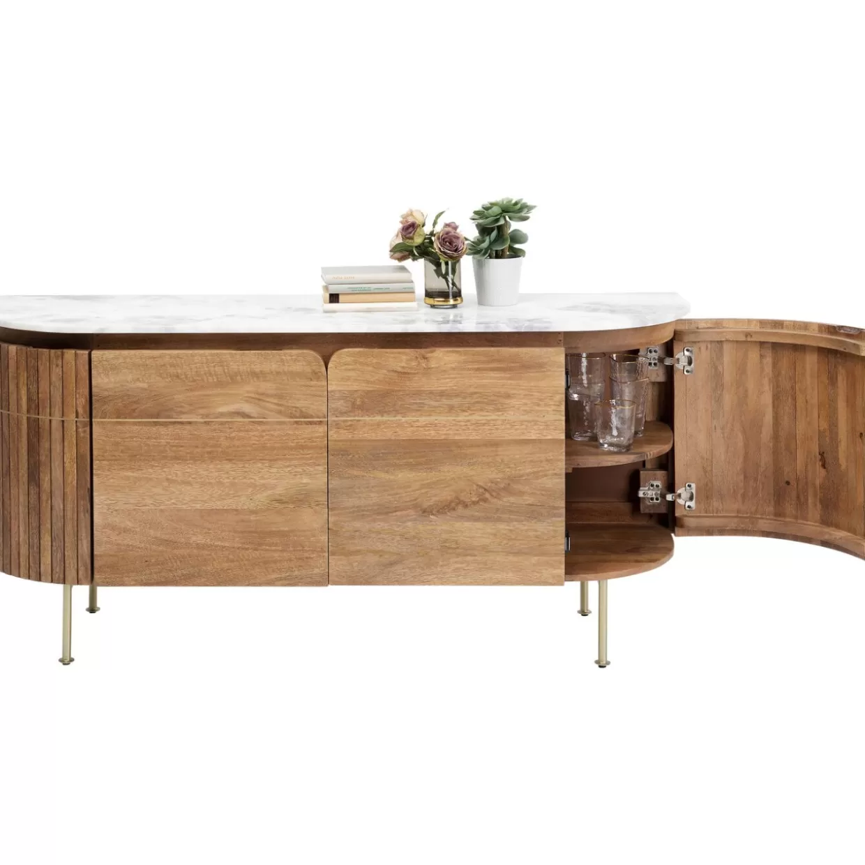 KARE Design Credenze Moderne | Comò Elegante Grace, 160x78 cm con Design Accattivante
