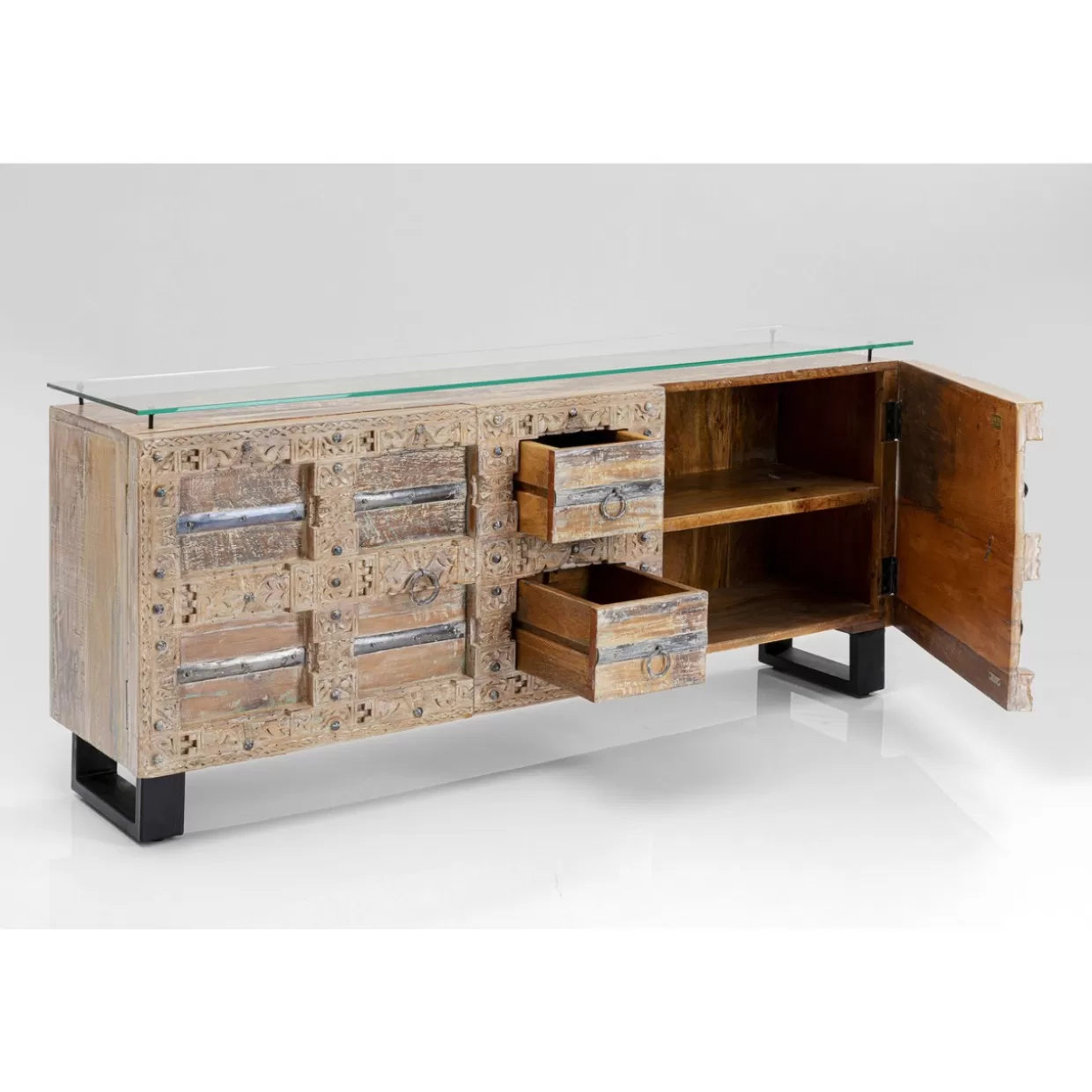 Credenza design moderna 'Kalif' con comò coordinati - Collezione esclusiva KARE per arredamento contemporaneo