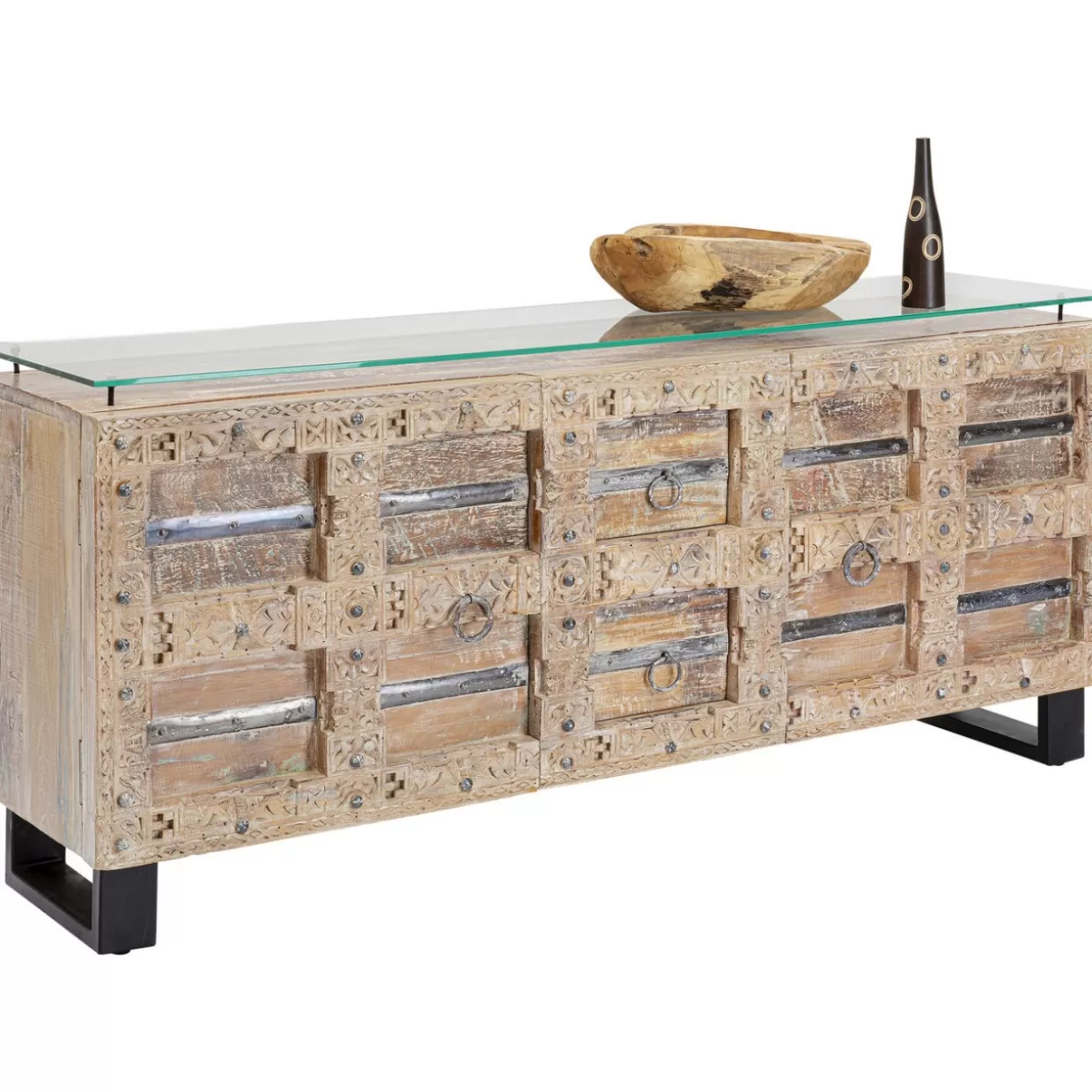 Credenza design moderna 'Kalif' con comò coordinati - Collezione esclusiva KARE per arredamento contemporaneo