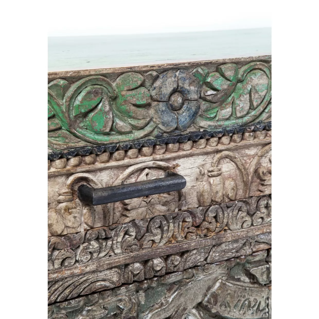 Artigianato Funzionale KARE - Credenze Shanti con Rivestimento a Puzzle Sorprendente per Soggiorni Contemporanei