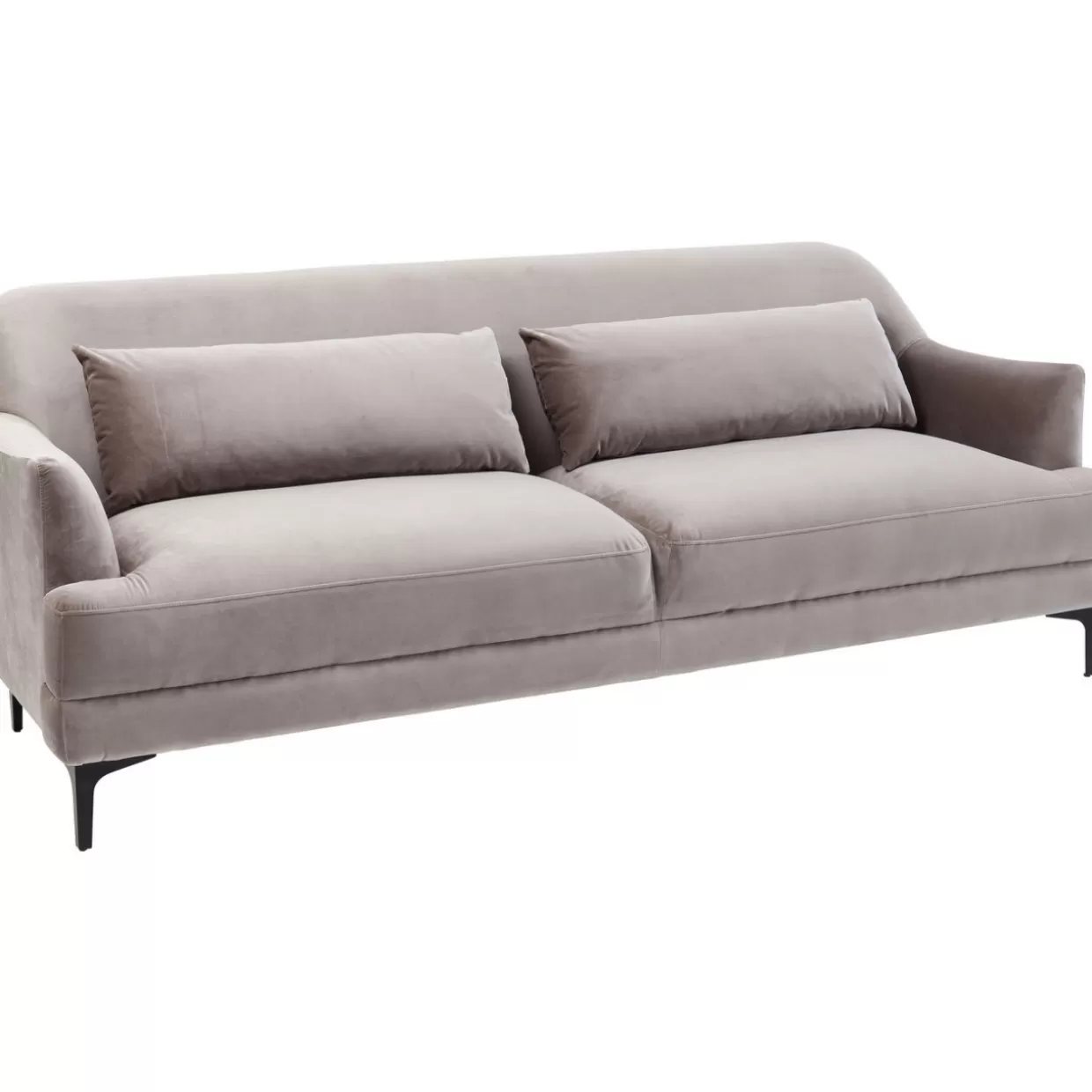 Divano Moderno Sofa Proud 3 Posti in Tessuto Grigio Antracite - KARE Design Collection | Confortevile e Design Esclusivo