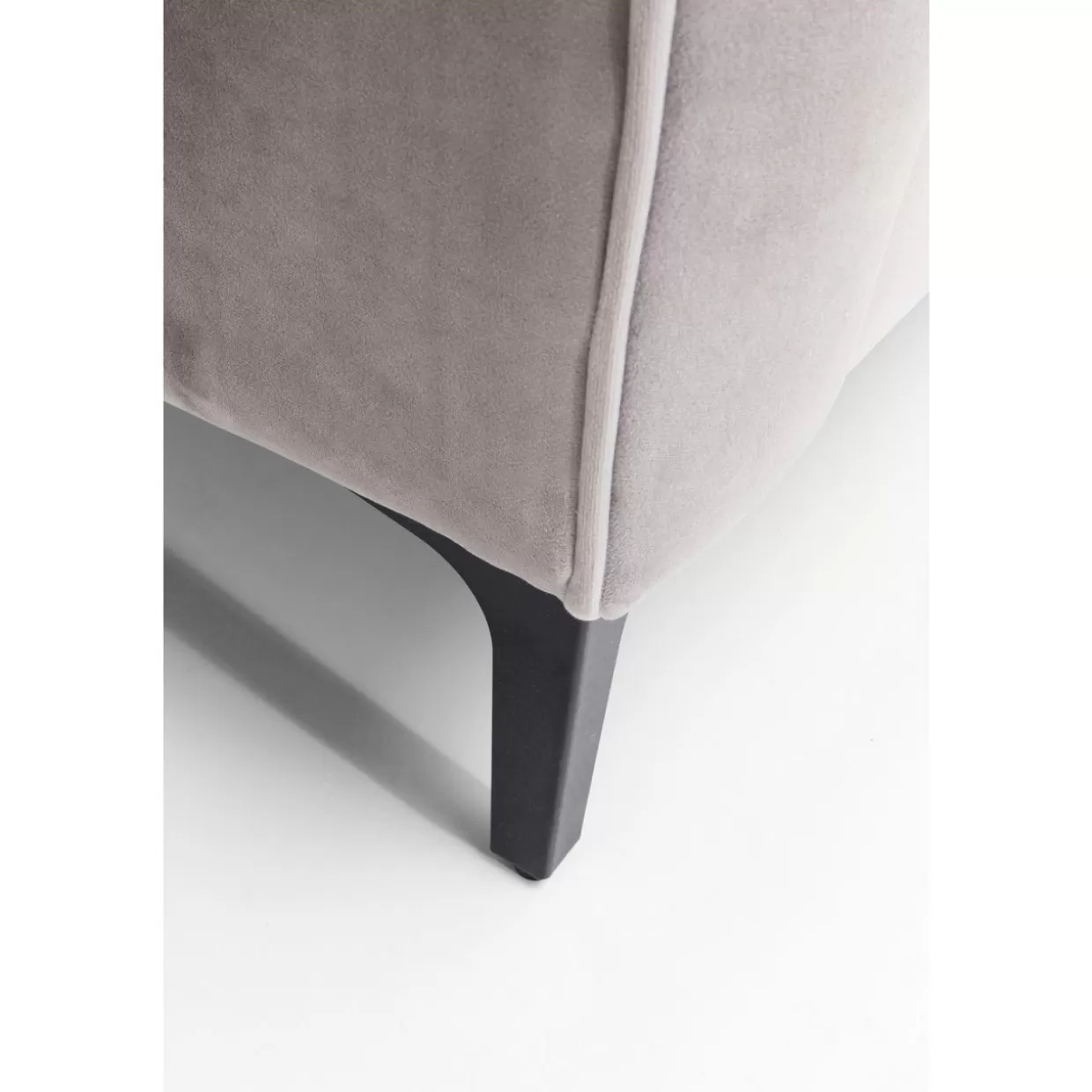 KARE Design Divani Moderni | Divano Variete 3 Posti Confortevile in Tessuto Grigio Antracite