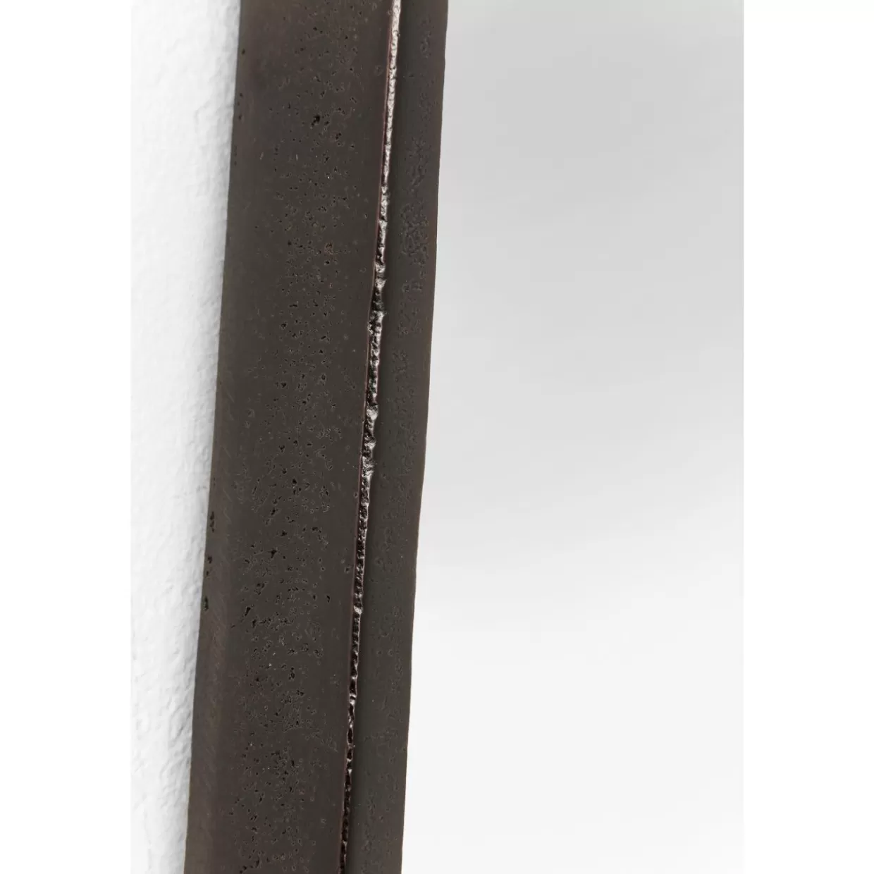 KARE Design Specchio Clip Nero con Cornice Moderna - Specchio Decorativo 32x177 cm per Interni