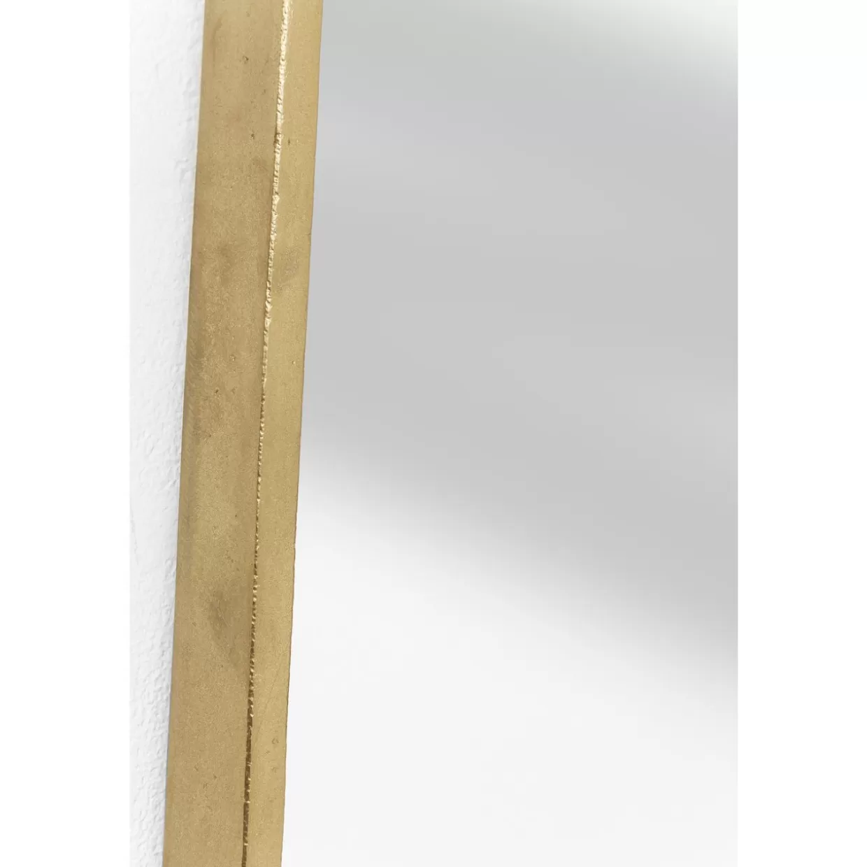 Specchio Decorativo con Clip in Ottone KARE - Cornice Moderna 32x177 cm per Arredamento Stiloso