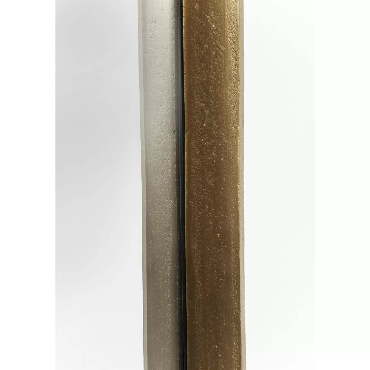 Specchio Decorativo con Clip in Ottone KARE - Cornice Moderna 32x177 cm per Arredamento Stiloso