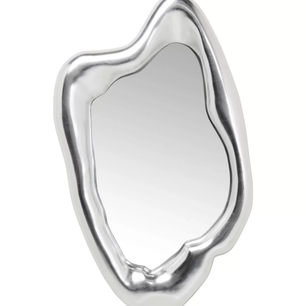 Specchio decorativo effetto ologramma argento 117x68 cm - KARE Design collezione moderno