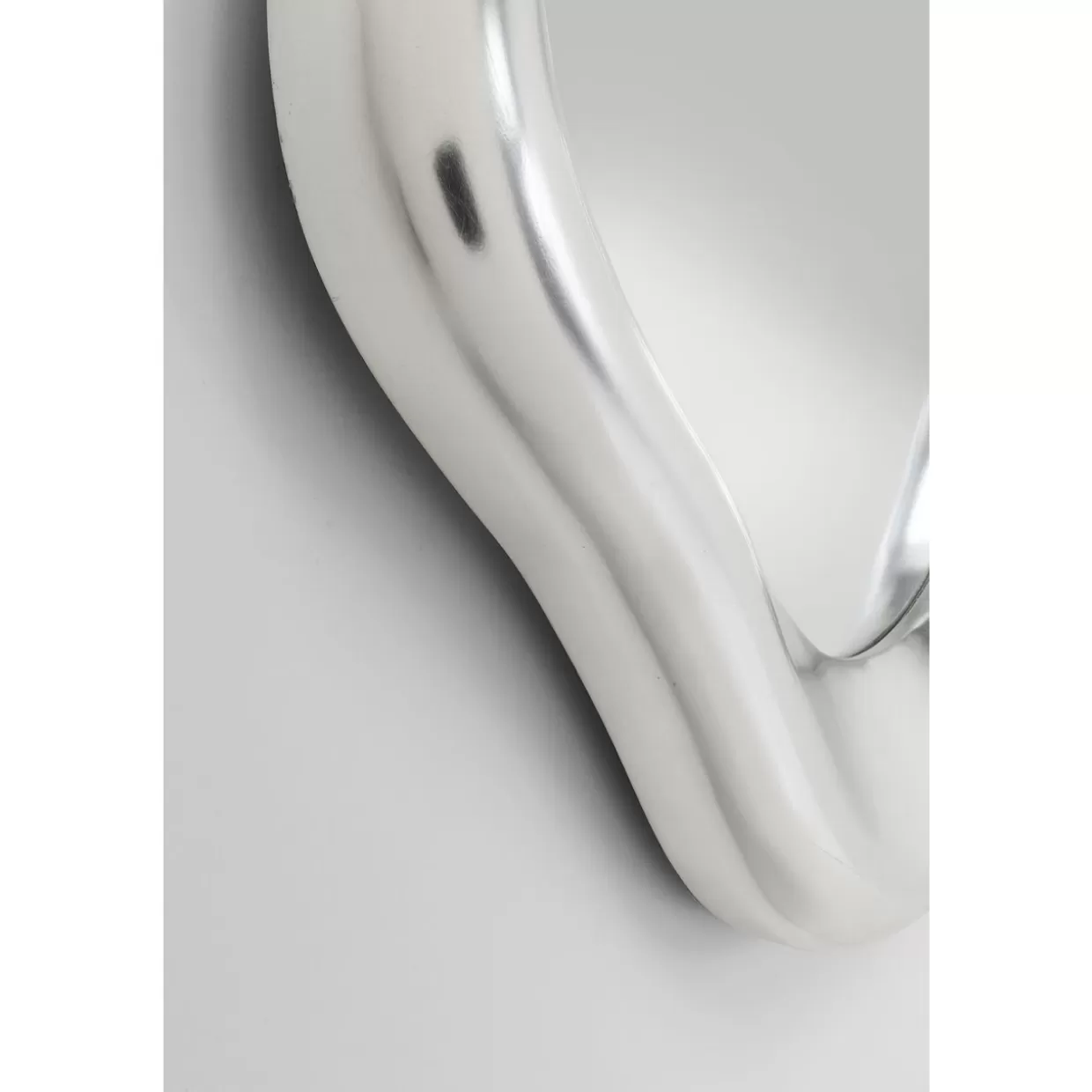 Specchio Olografico Argento KARE Design - Effetto Specchiato Decorativo 119x76 cm per Arredamento Contemporaneo