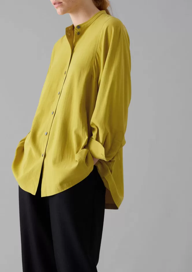 Donna Elegante Camicia in Seta Traforata - Top Confortevole con Design Moderno per Abbigliamento Femminile