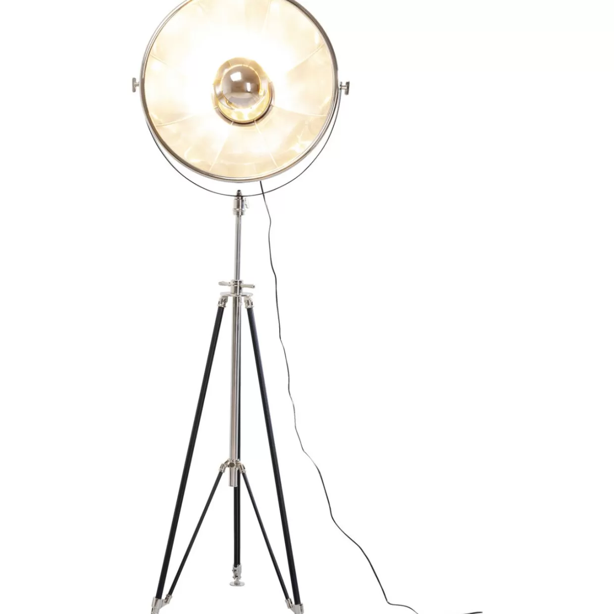 KARE Design Steh & Bodenleuchten | Stehleuchte Cinema Silber 190Cm