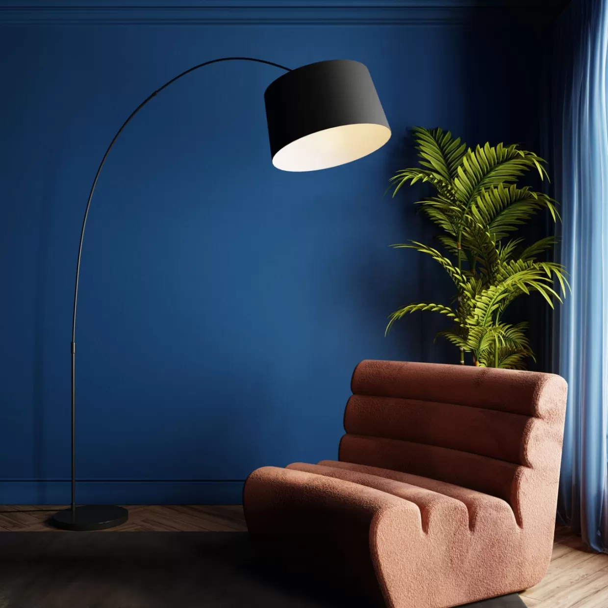 KARE Design Steh & Bodenleuchten | Stehleuchte Gooseneck Black