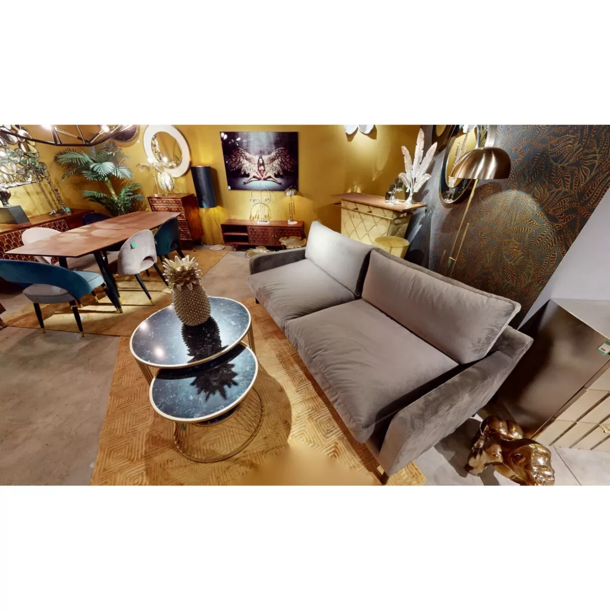 KARE Design Steh & Bodenleuchten | Stehleuchte Solo Brass