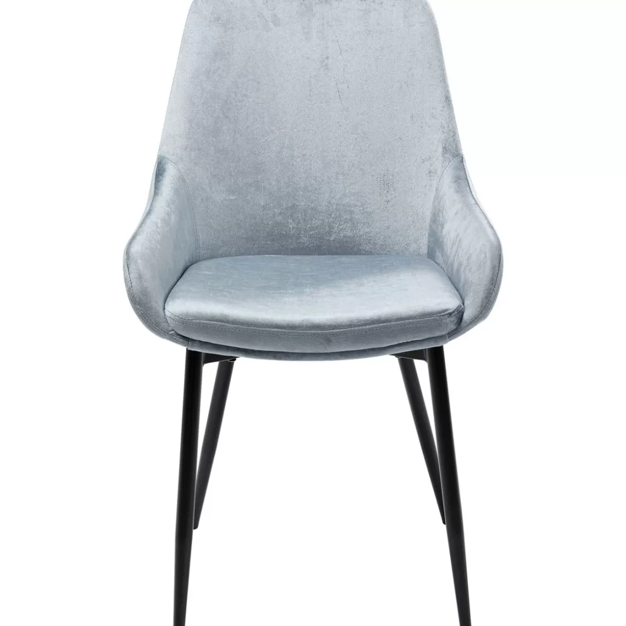 KARE Design - Sedia East Side in Tessuto Grigio Antracite con Struttura Moderna