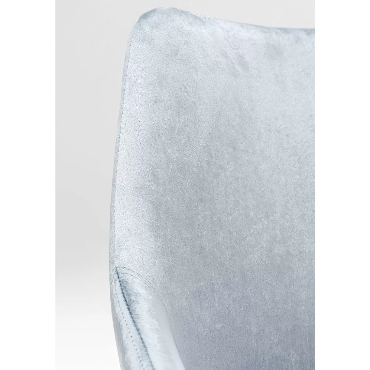 KARE Design - Sedia East Side in Tessuto Grigio Antracite con Struttura Moderna