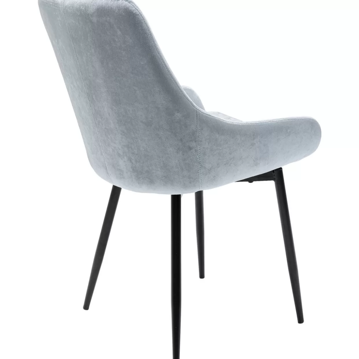 KARE Design - Sedia East Side in Tessuto Grigio Antracite con Struttura Moderna