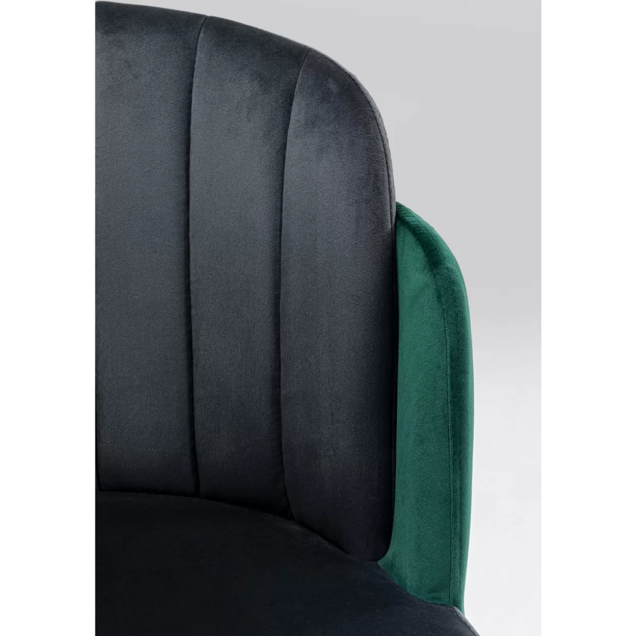 KARE Design Sedia Moderna Hojas - Grigio Antracite per Arredi Contemporanei