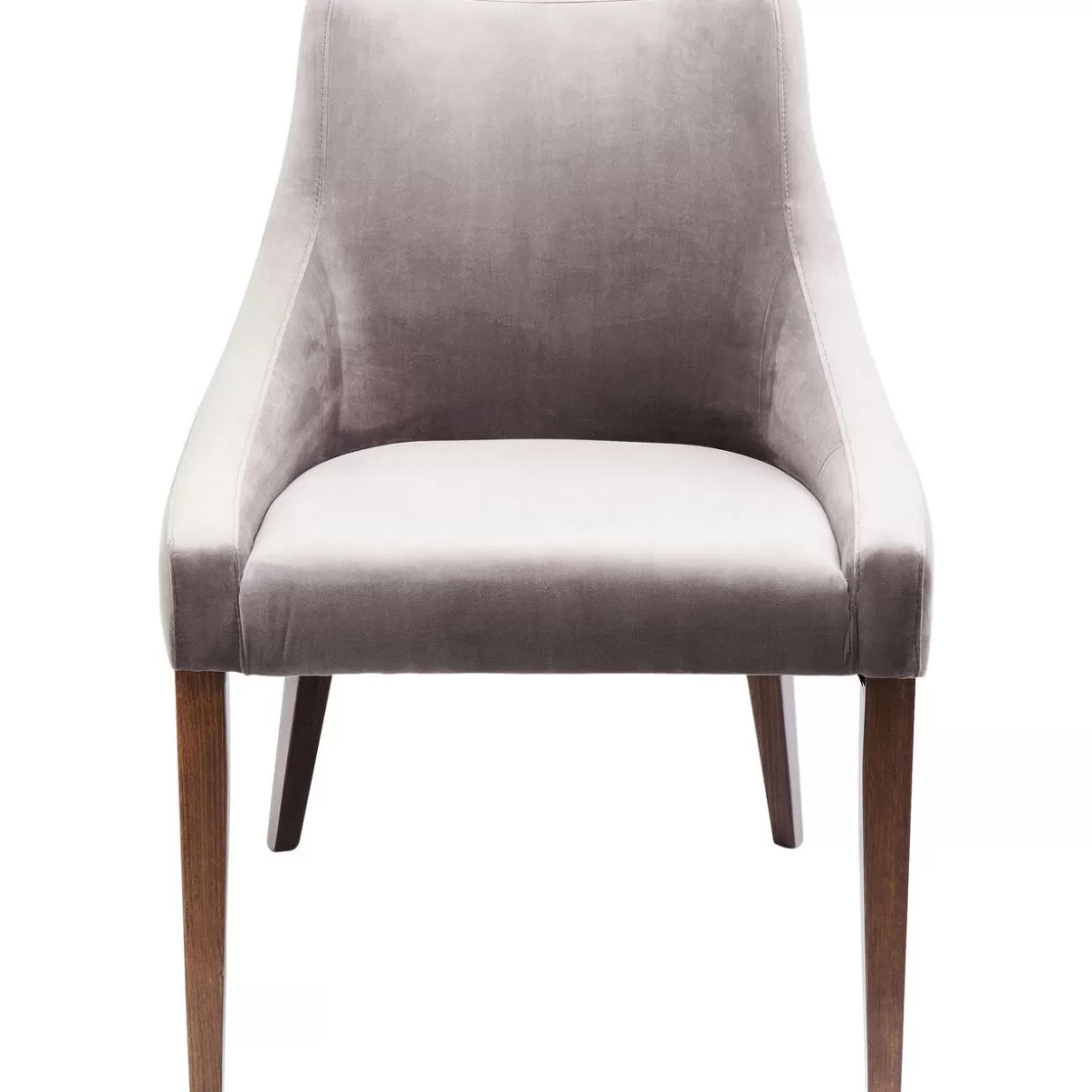 Eleganti sedie in velluto grigio di KARE Design - Comfort moderno per arredamento raffinato