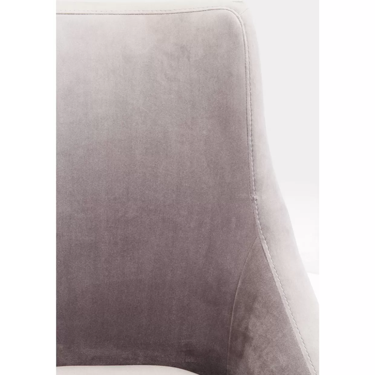 Eleganti sedie in velluto grigio di KARE Design - Comfort moderno per arredamento raffinato