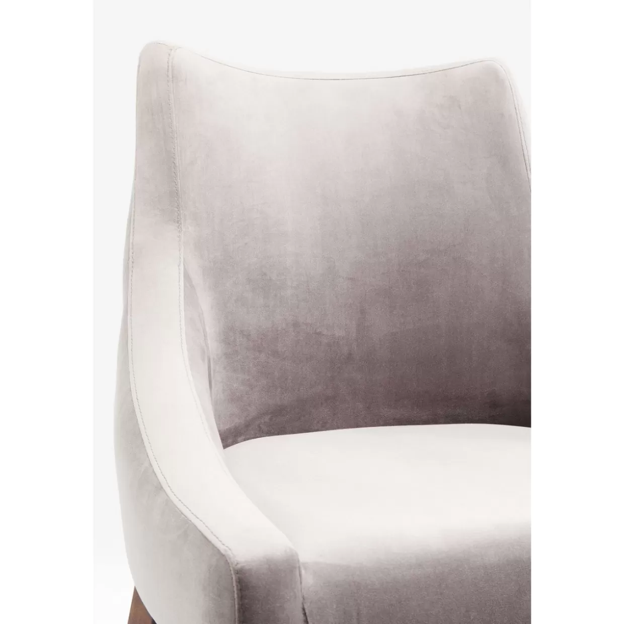 Eleganti sedie in velluto grigio di KARE Design - Comfort moderno per arredamento raffinato