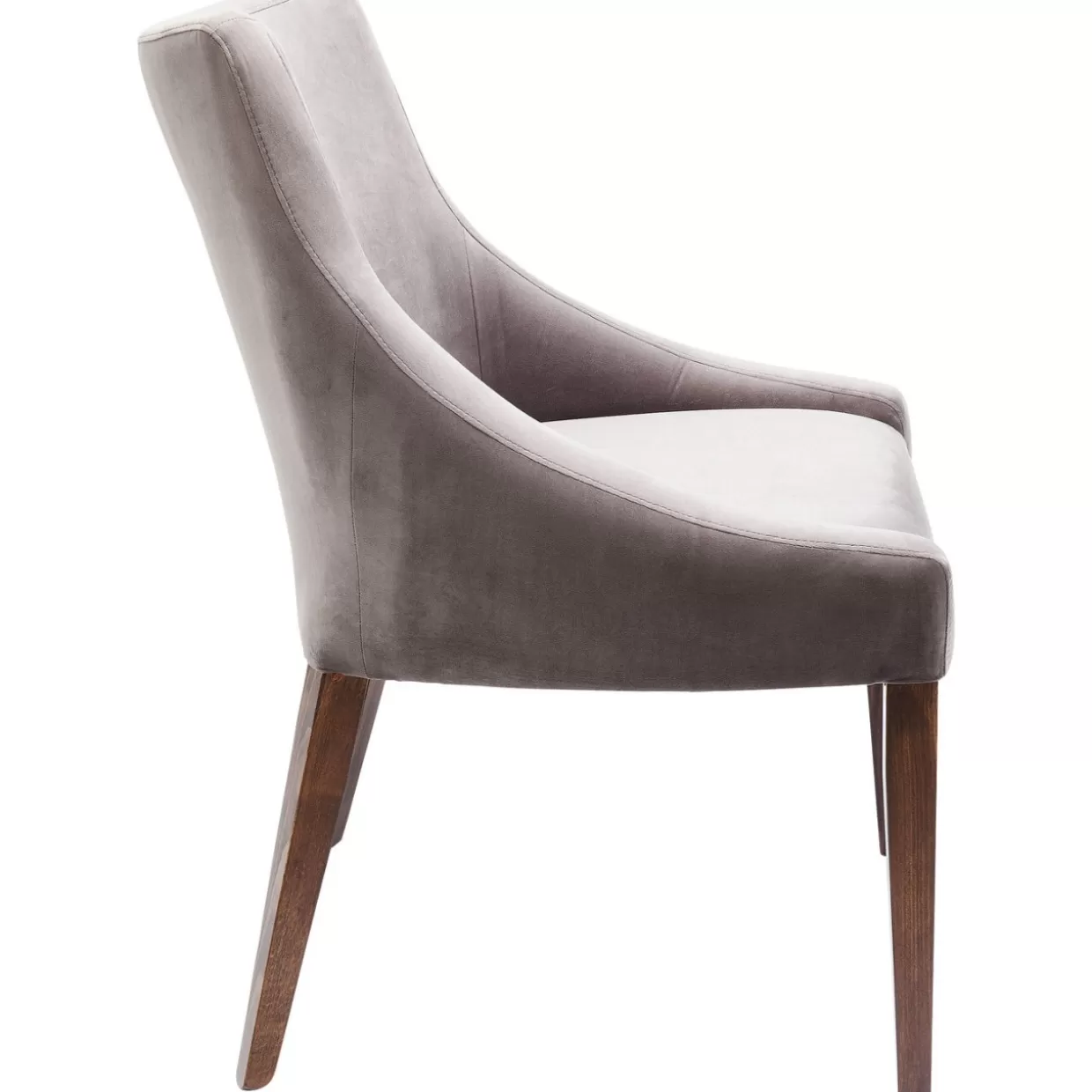 Eleganti sedie in velluto grigio di KARE Design - Comfort moderno per arredamento raffinato