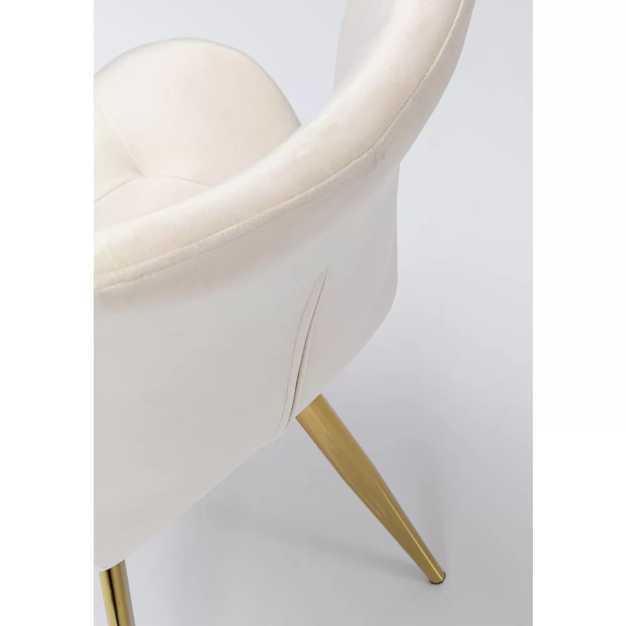 KARE Design - Sedia Viva in Tonalità Crema | Linea Elegante con Design Contemporaneo e Conforto Moderno
