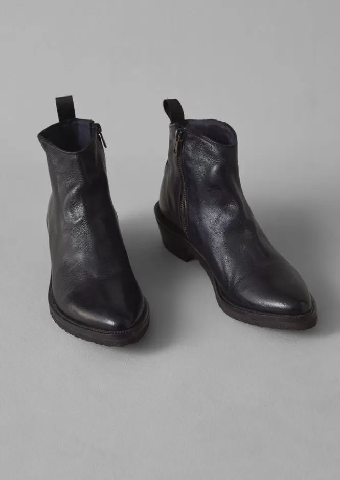 Stivaletti Sturlini in Pelle con Tacco - Scarpe Donna alla Moda in Promozione Lampo