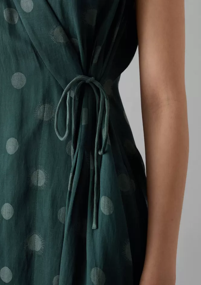 Abito Jacquard Donna Sole Luna - Stile Bohemien con Ricami Artigianali, Disponibile per Acquisto Online