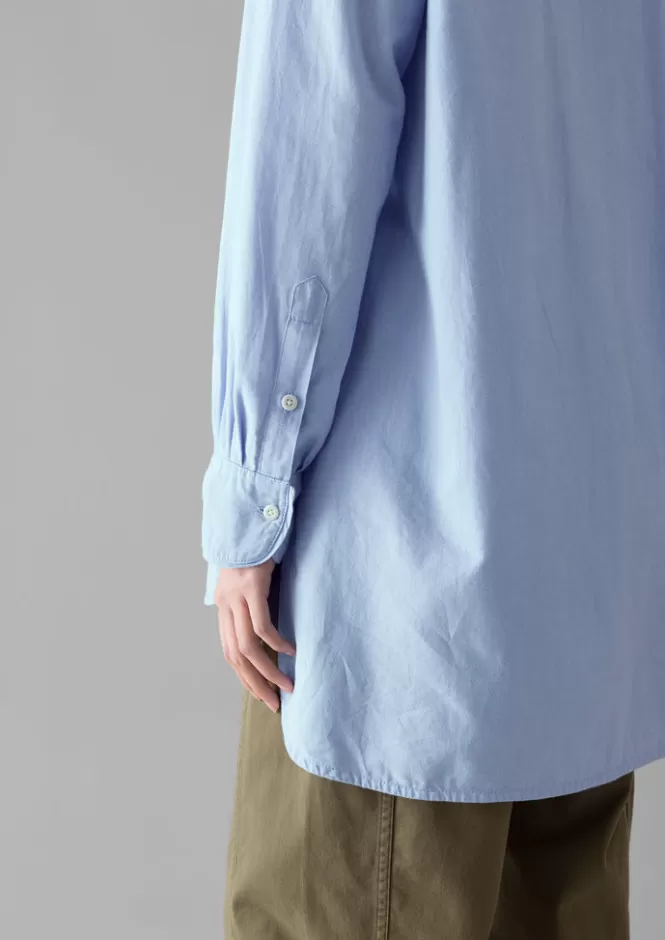 Taro - Camicia Donna in Oxford di Cotone, Lunghezza Intera per Lavoro Comoda | Abbigliamento Casual Elegante
