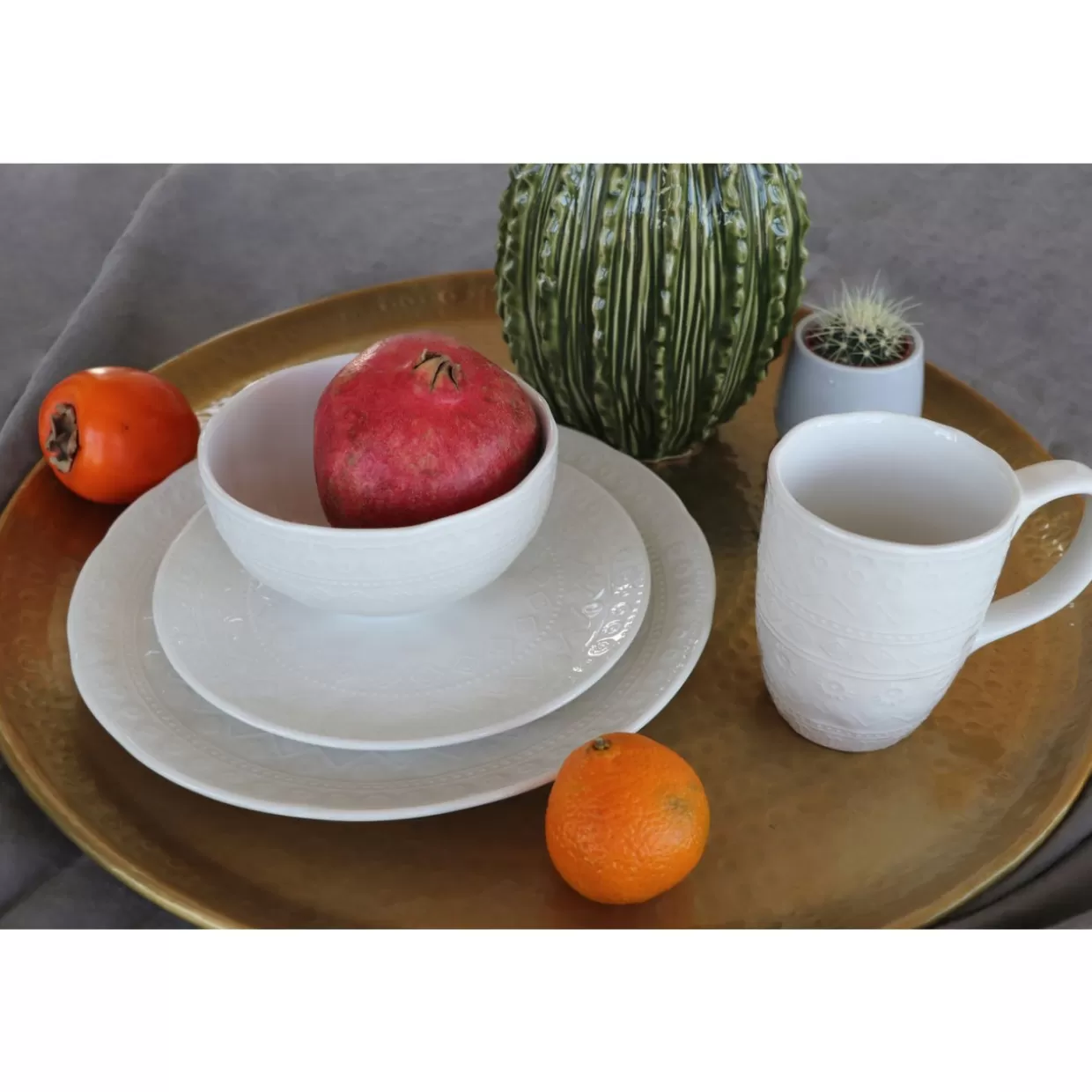 KARE Design Collection: Tazza Karma - Stoviglie Raffinate e Accessori da Tavola con Design Unico 

（：