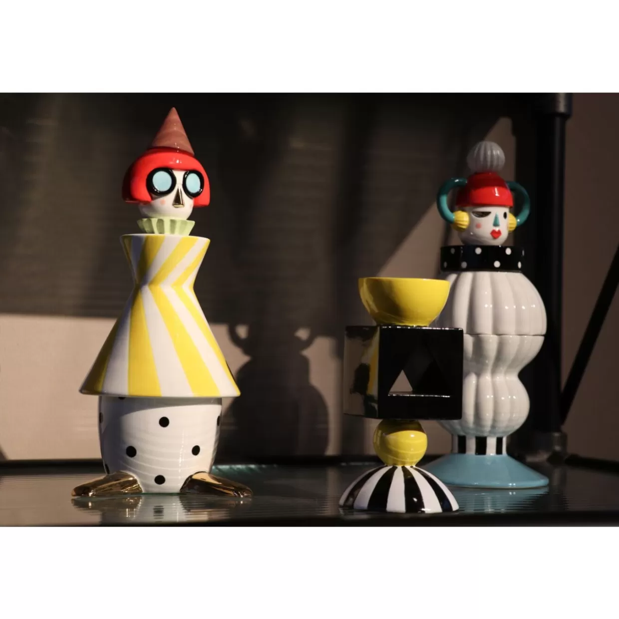 Portacandele geometrico in stile moderno - KARE Design per arredamento e idee regalo creative

(：，