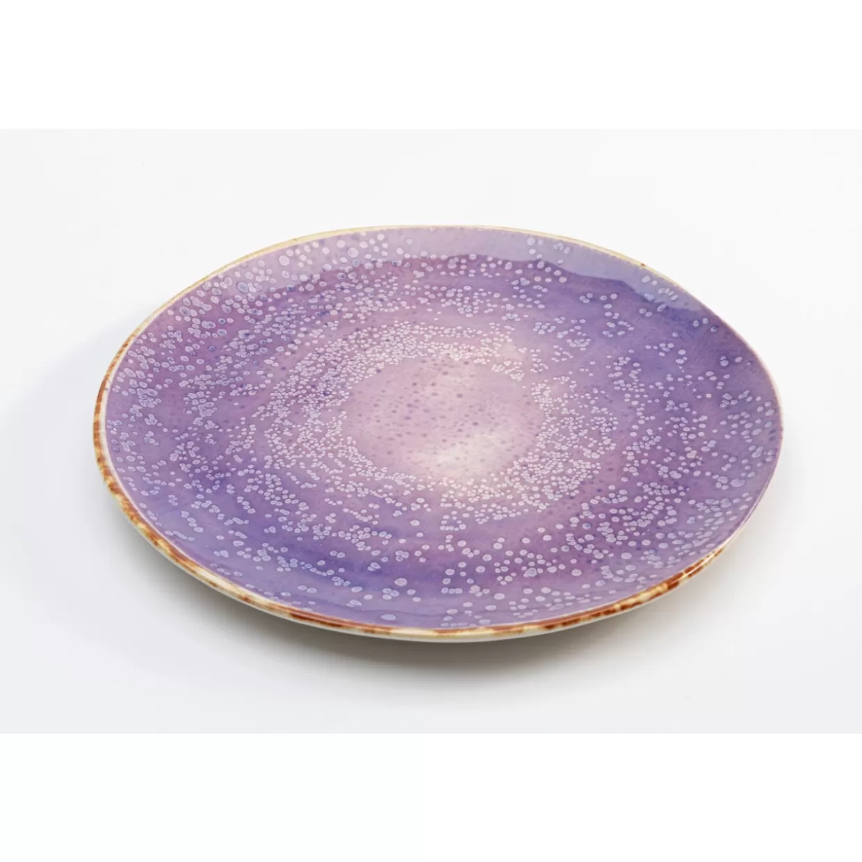 Piatto Elegante Shirley in Viola di KARE Design - Stoviglie Modernhe con Diametro 26 cm per Tavole Raffinate

（：，