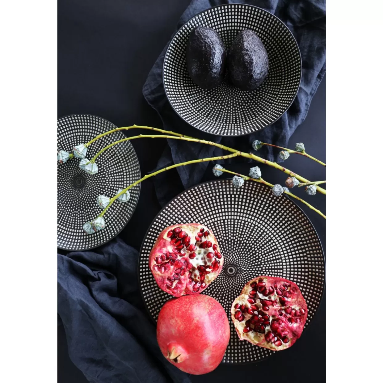 KARE Design Collezione Tokyo - Set Piatti Fondi e Accessori da Tavola con Stile Giapponese Contemporaneo, Modello O20