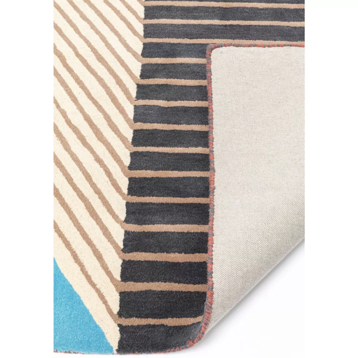 KARE Design - Tappeto geometrico moderno in grande formato 170x240 cm per arredamento contemporaneo
