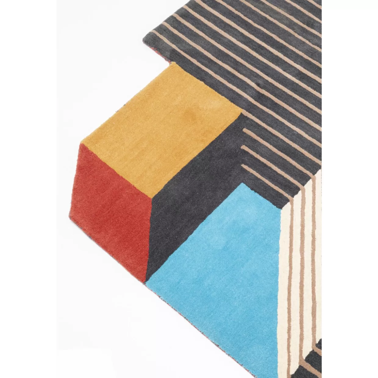 KARE Design - Tappeto geometrico moderno in grande formato 170x240 cm per arredamento contemporaneo