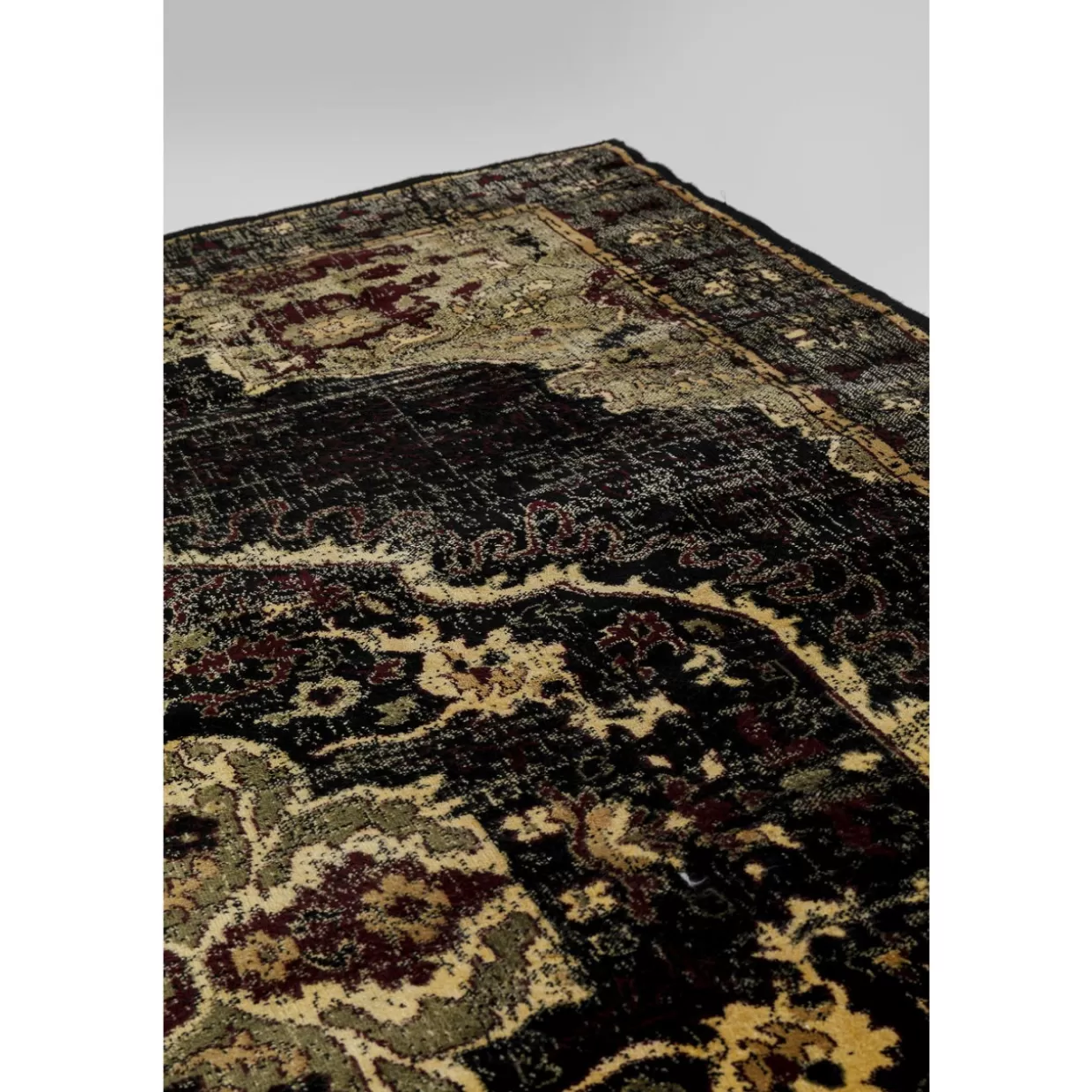 Tappeto Elegante Moderno Ornamento in Antracite Grigio - Arredamento per Interni, Grande 170x240 cm, KARE Design Collection