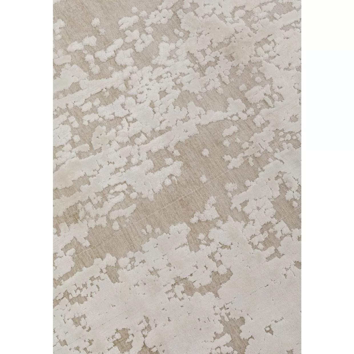 Tappeto Design KARE Silja - Morbido Rivestimento Beige Naturale 200x300 cm per Soggiorno Moderno