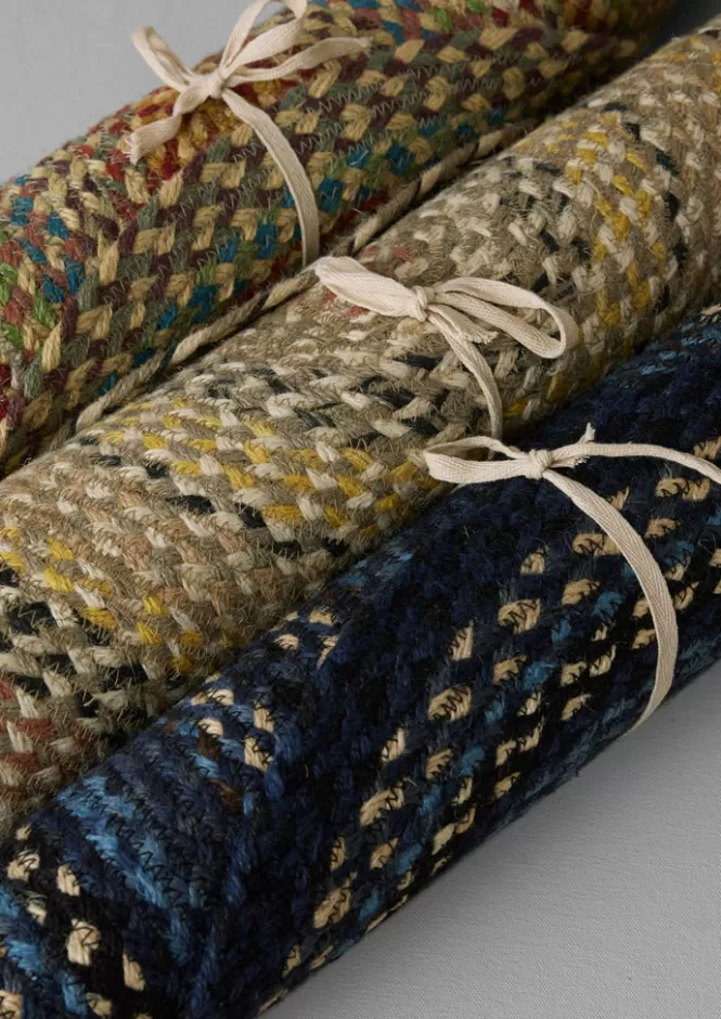 Zerbino Artigianale in Fibra di Juta Biologica - Intrecciato a Mano per Esterni, Design Naturale e Durevole - The Braided Rug Collection