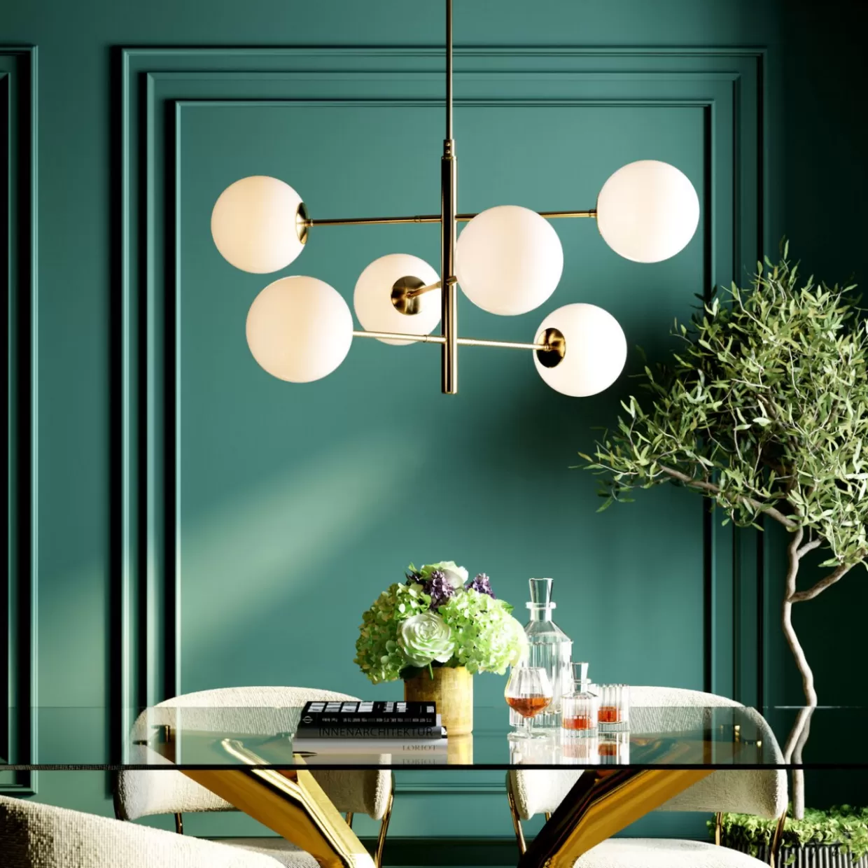 Tavolo Elegante Gloria Gold by KARE Design - 200x100 cm in Metallo Dorato con Piano Laccato, Design Esclusivo per Soggiorni di Lusso