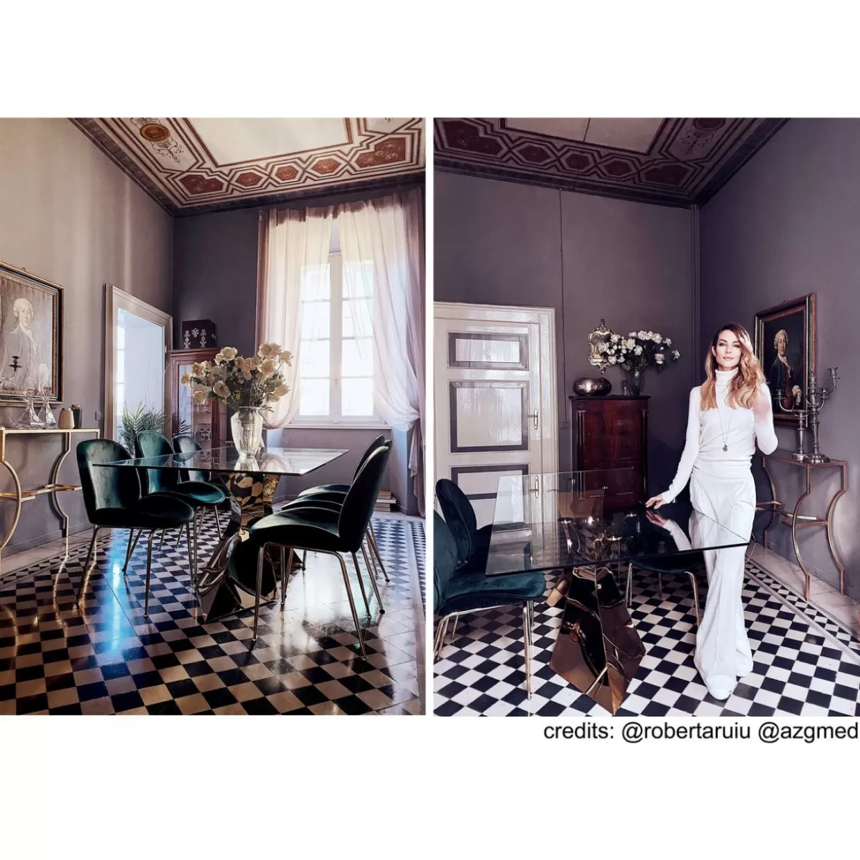Tavolo Elegante Gloria Gold by KARE Design - 200x100 cm in Metallo Dorato con Piano Laccato, Design Esclusivo per Soggiorni di Lusso
