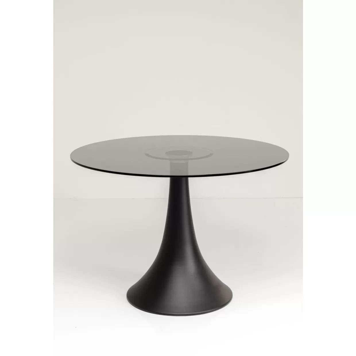 Tavolo Moderno KARE Design - Grande Versatilità con Vetro Fumé, Diametro 110cm