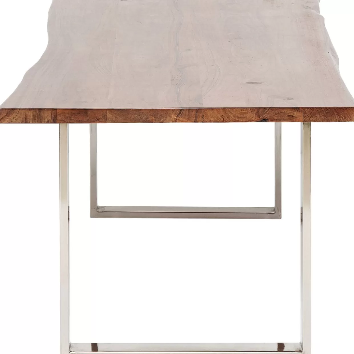 Tavolo Harmony di KARE Design - Formato Large 200x100 cm in Finitura Dark Cromo per Interni Moderni