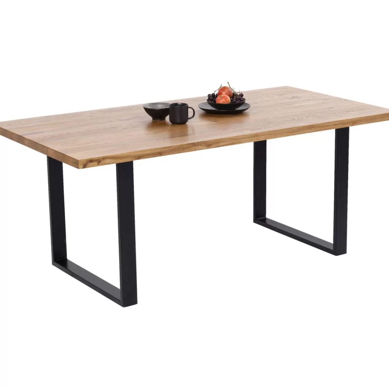 Tavolo design Jackie in quercia nera - Elegante e moderno, 180x90 cm - KARE Collection
