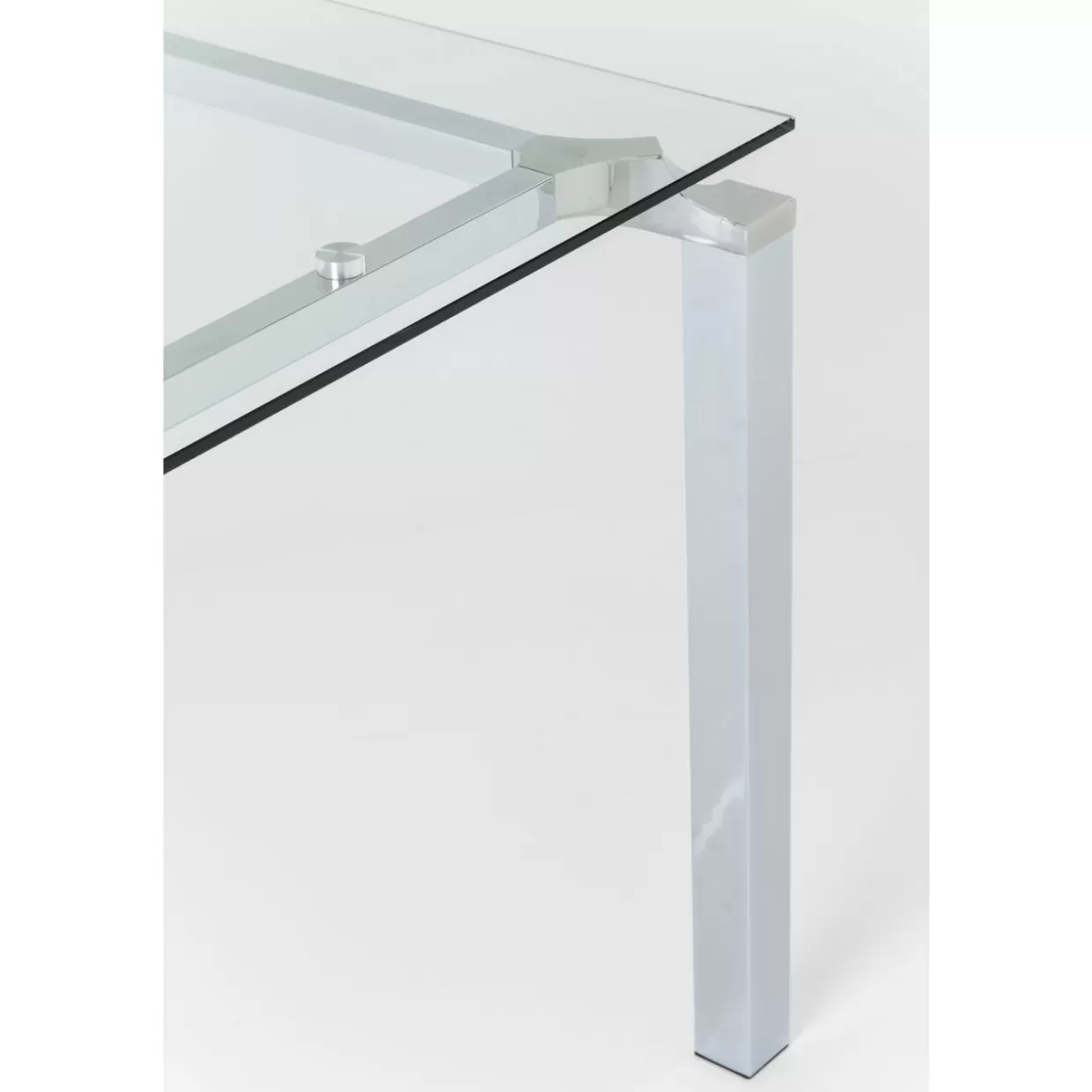 Tavolo Design Lorenco con Struttura Cromata - KARE Collezione, Dimensioni 180x90 cm