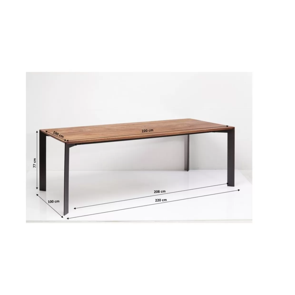 Tavolo Phoenix Design KARE - Formato XL 220x100 cm per arredi contemporanei