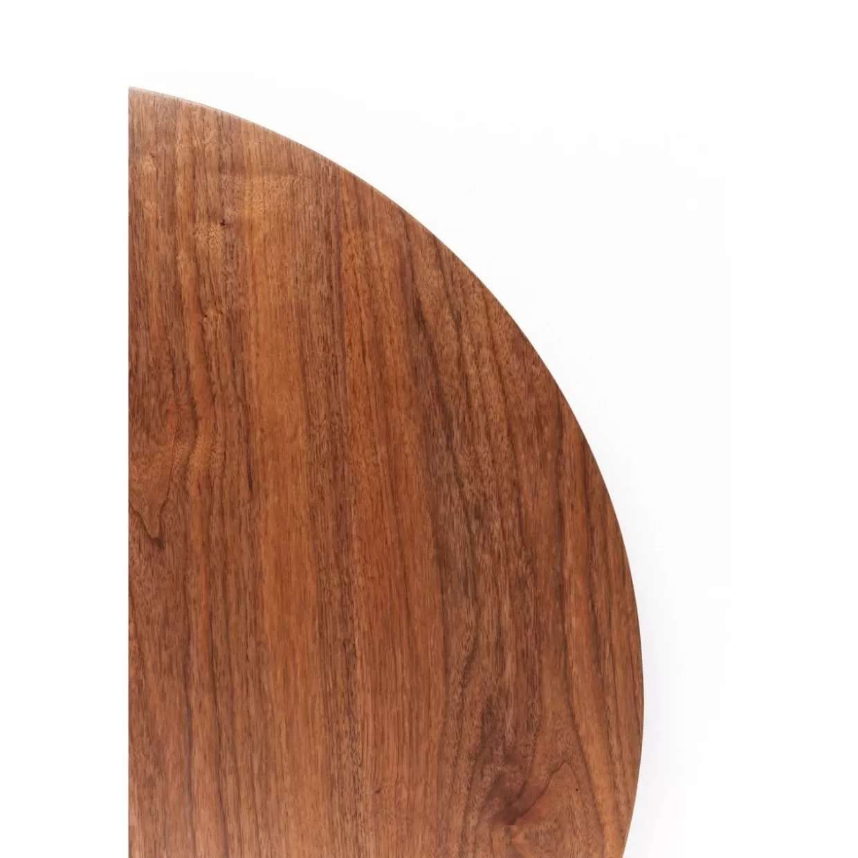 Tavolo Elegante in Noce Nero Schickeria - Design Contemporaneo con Base Ottagonale, 80 cm Diametro