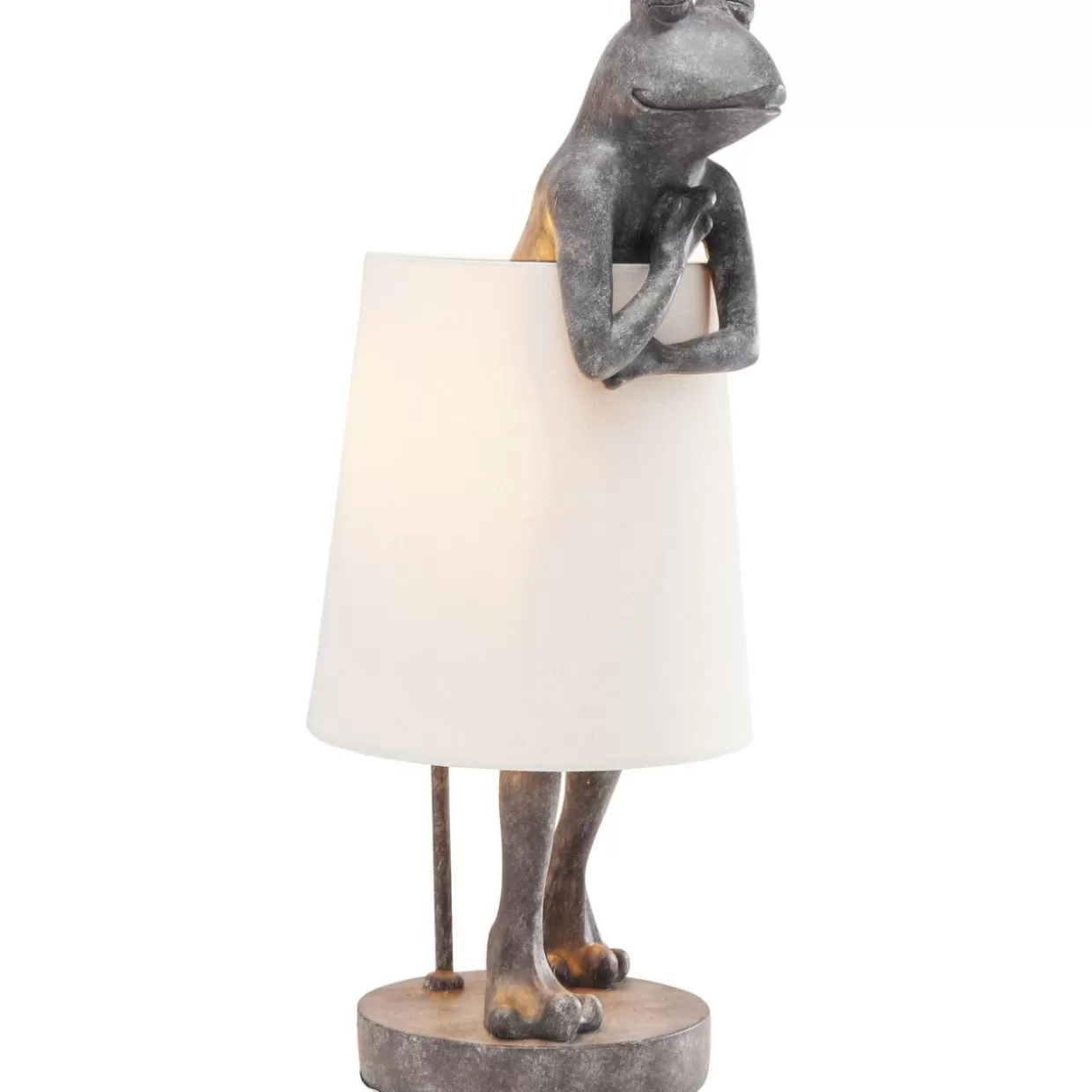 KARE Design Tischleuchten | Tischleuchte Animal Frog Grau