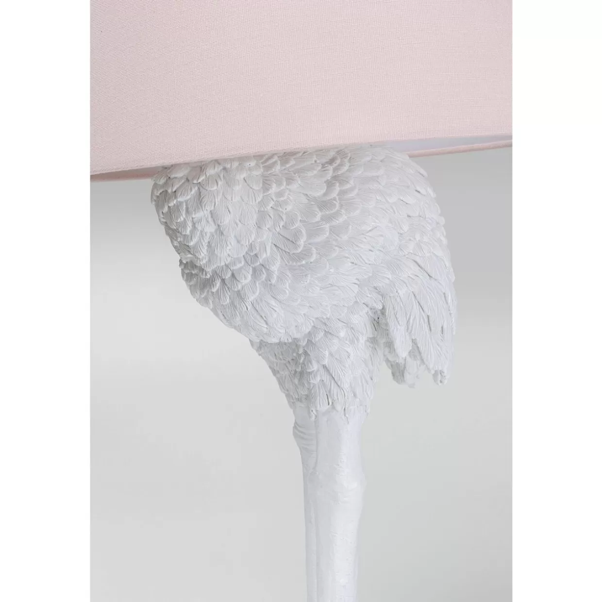 KARE Design Tischleuchten | Tischleuchte Animal Ostrich Weis 66Cm