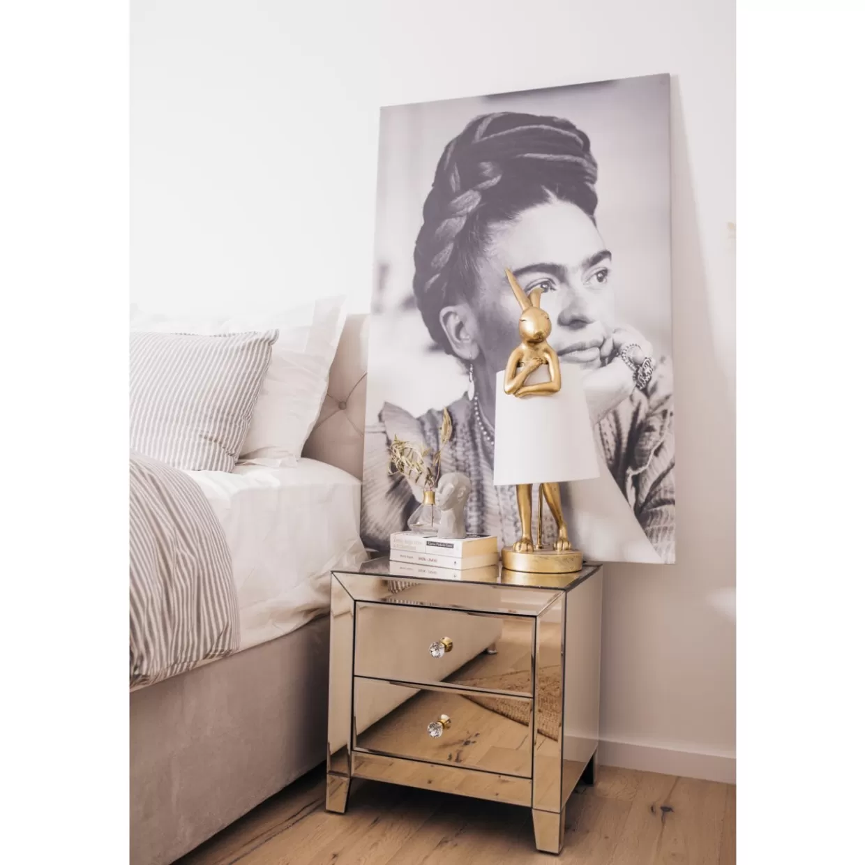 KARE Design Tischleuchten | Tischleuchte Animal Rabbit Gold 68Cm